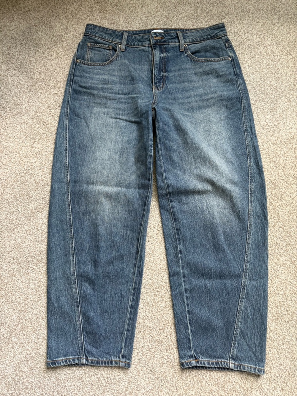 Time and Tru Women's Boyfriend Jeans in Medium Blue Wash